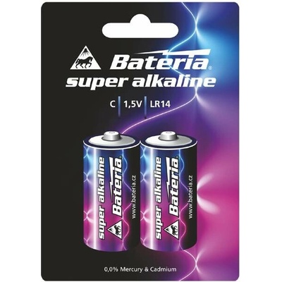 BATERIA Super Alkaline LR14, 1,5 V 2 ks 120025