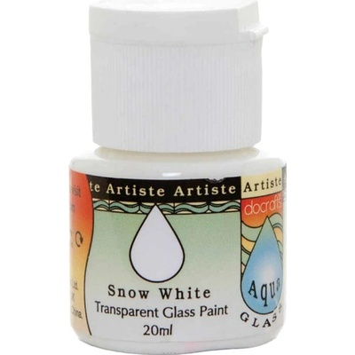 West Design Barva na sklo 20ml Aquaglass sněhově bílá