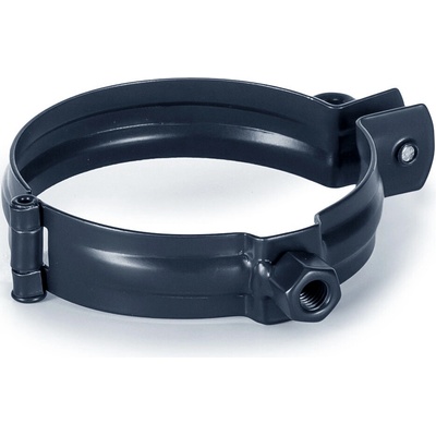 Evromat Objímka M10 pre odkvapový zvod 80 mm pozink lak RAL 7016 antracit