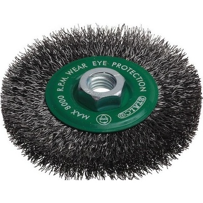 Kartáč kotoučový 115mm STALCO METRICKÝ ZÁVIT