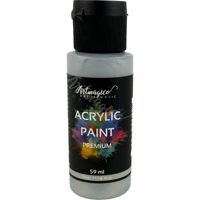 Artmagico akrylová farba 59 ml silver