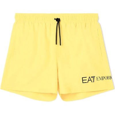 Giorgio Armani Бански гащета EA7 EMPORIO ARMANI 7M002000_AF13049 swimming shorts - Yellow (Cyber Yellow / Black)