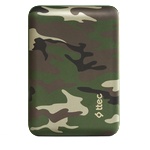 Ttec Външна батерия ReCharger 10.000mAh Universal Mobile Charger - Green Camouflage