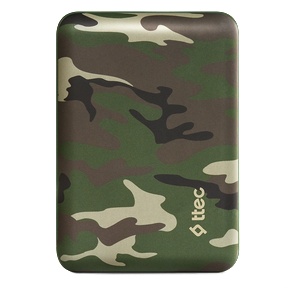 Ttec Външна батерия ReCharger 10.000mAh Universal Mobile Charger - Green Camouflage