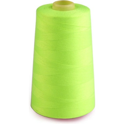 Polyesterové nitě pro overlocky i klasické šití návin 5000 yards PES 40/2 Lime Punch 1 ks