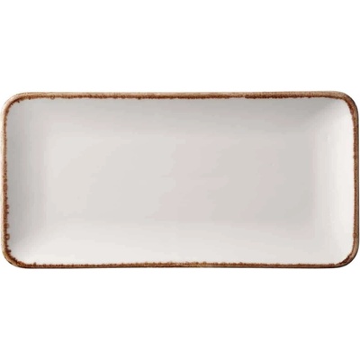 Fine Dine Vanilkový obdélníkový talíř – 300 x 150 mm