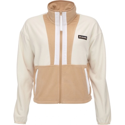 Columbia W Back Bowl Fleece béžová hnedá čierna