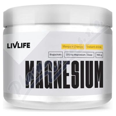 Livlife Magnesium mango a pomeranč 195 g