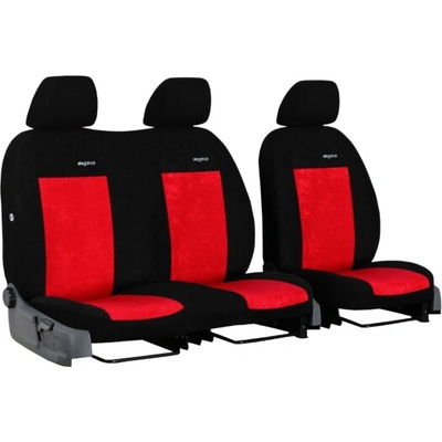 Autopoťah Pok-ter CITROËN Berlingo 2+1 III 2018 Elegance velour-velour červená