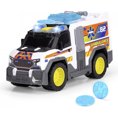 Dickie Toys Детска линейка Dickie Toys 30 см със светлини, звук и аксесоари (203306024)
