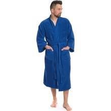 Interkontakt pánský župan model KIMONO 03 Blue Navy