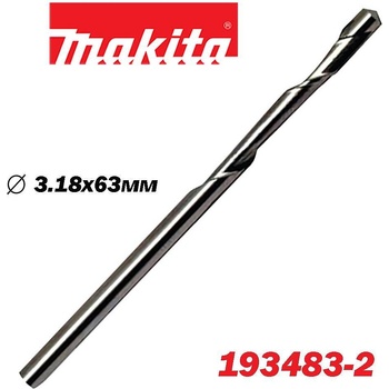 Makita Свредло за дърво, пластмаса, гипскартон, 3.18x30/63 мм, Makita 193483-2 (193483-2)