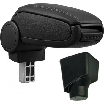 Pro. tec Подлакътник Dacia LOGAN STEPWAY, черен, еко кожа