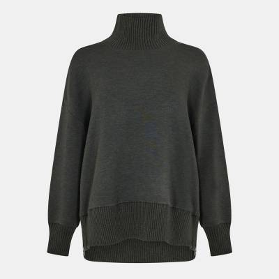 Varley Womens Barker High-Neck Sweat - olive marl