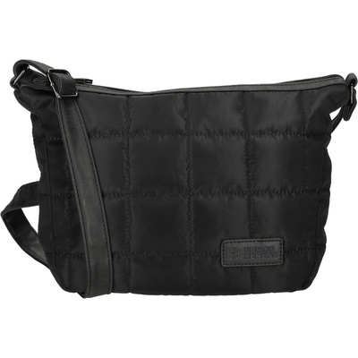 Enrico Benetti elegantní prošívaná dámská crossbody kabelka Paula černá