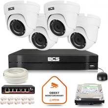 BCS Line IP Surveillance Kit 4x BCS-L-EIP12FR3 1TB