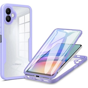 Techsuit Калъф за Samsung Galaxy A06 + Протектор - ColorVerse 360 Series - Лилав