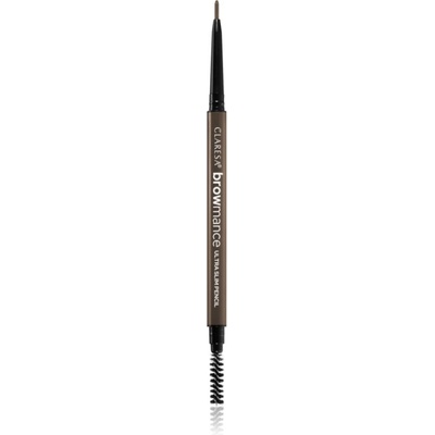 Claresa Browmance прецизен молив за вежди с четка цвят 03 Deep Brown 0, 07 гр
