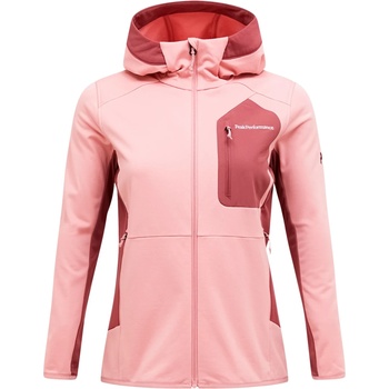 Peak Performance Дамско поларено яке Peak Performance Women's Utility Light Zip Hood Fleece jacket - Warm Blush (105-6034-0414)