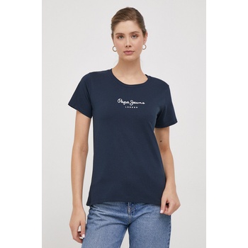 Pepe Jeans Памучна тениска Pepe Jeans Wendys в тъмносиньо (PL505710.594)