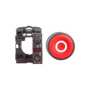 Schneider Electric Control button 22mm red 1R with self-return XB5AA4322