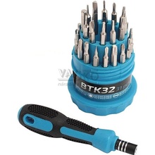 Sada jemných bitov 1/4" s držiakom bitov, okrúhly box, 31-dielna, XL-Tools