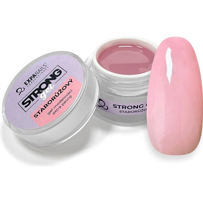 Expa nails Uv Led gel modelovací strong staro růžový 15 g