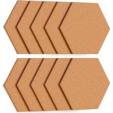 ALLboards PANEL TKK_HEX10 korková nástěnka šestihran 15 x 17 cm