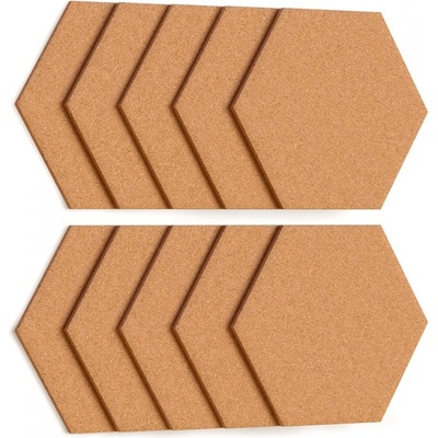 ALLboards PANEL TKK_HEX10 korková nástěnka šestihran 15 x 17 cm
