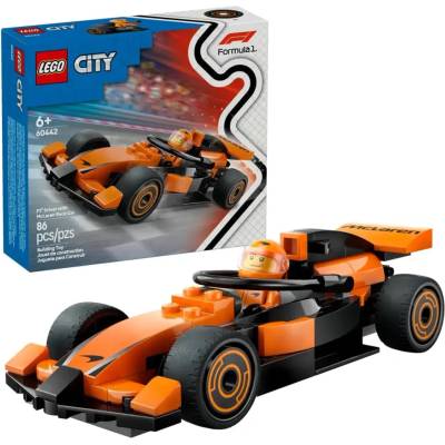 LEGO® CITY 60442 Шофьор на F1 със състезателна кола McLaren (60442)
