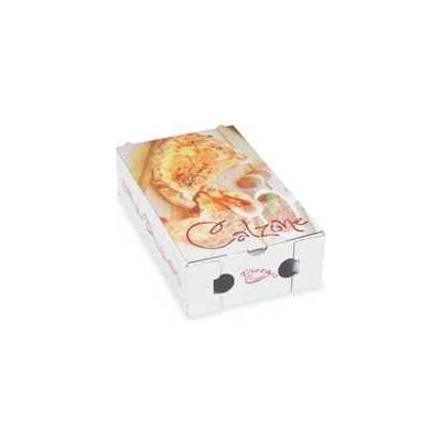 Krabice na pizzu CALZONE WIMEX, 28 × 17 × 7,5 cm, 100 ks