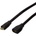 LogiLink USB 2.0 кабел Micro-USB/M - Micro-USB/F, черен, 0, 5 м