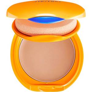 Shiseido Expert Sun Protector Tanning Compact Foundation SPF10 водоустойчив компактен грим пълнещ цвят Honey 12 гр