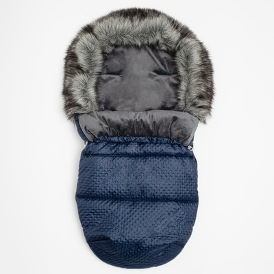 New Baby Zimný LUX FLEECE tmavo modrá