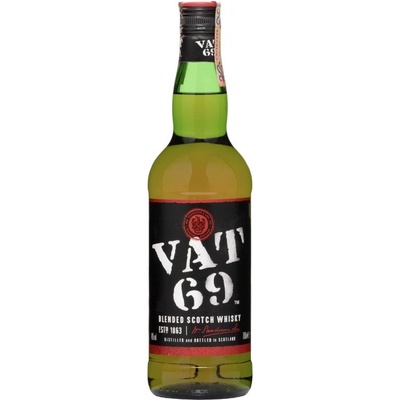 VAT 69 WHISKY 40% 1 l (holá láhev)