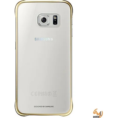 Samsung Clear Cover EF-QG920BF за Galaxy S6 gold