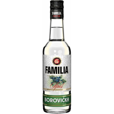 Familia Borovička 37,5% 0,35 l (čistá fľaša)