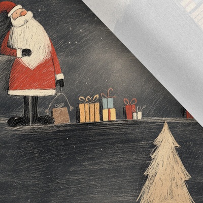 Takoy Úplet Takoy kreslený Santa Claus
