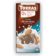 Torras mliečna čokoláda s mandľami 75 g