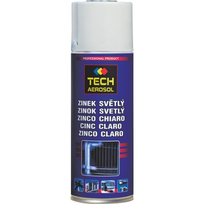 TECH AEROSOL - Zinek světlý 400ml