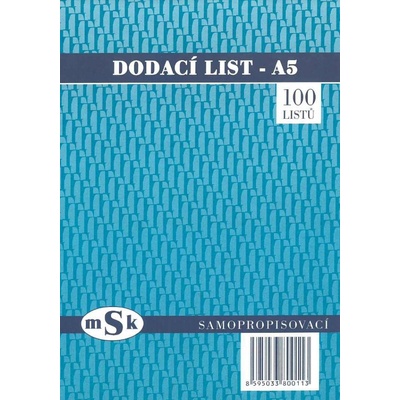 MSK 11 Dodací list A5 – Sleviste.cz