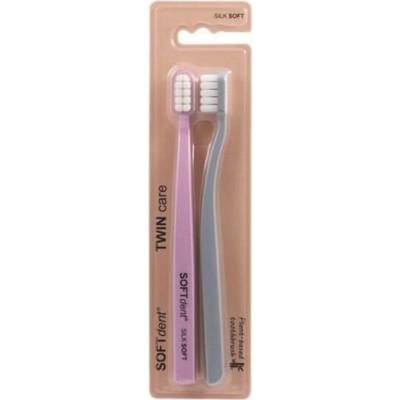 Soft Dent TWIN zubní kartáček Extra jemný 2 ks