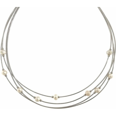 InfinitySilver Stříbrné struny s přírodními perlami 3801004F40+