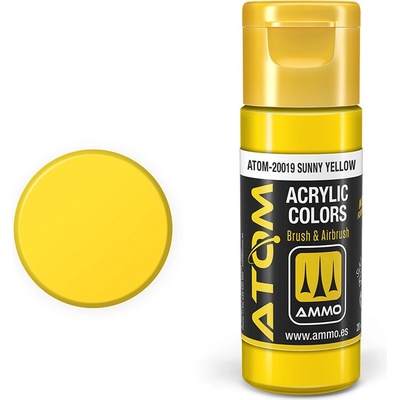 AMMO by MIG Jimenez ATOM COLOR Sunny Yellow 20ml