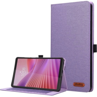 Vsetkonamobil 126718 FABRIC Zaklápací obal pre Lenovo Tab One / Lenovo Tab K9 fialový
