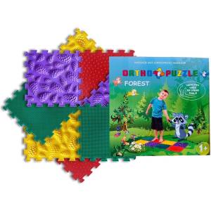 Ortho Puzzle Модулен килим за игра Ortho Puzzle - Микс - Гора
