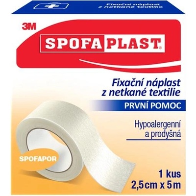 3M Spofaplast 732 Fixačná náplast 5 m x 25 mm