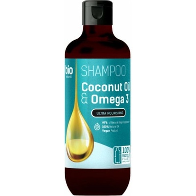 Bio Naturell šampon pro všechny typy vlasů Coconut Oil & Omega3 355ml