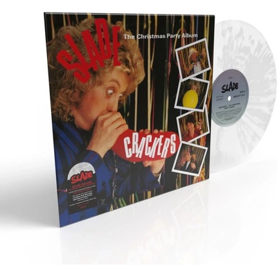 SLADE - CRACKERS - SNOWFLAKE SPLATTER LP