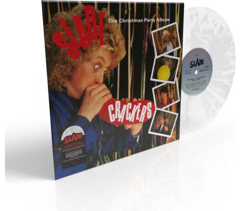 SLADE - CRACKERS - SNOWFLAKE SPLATTER LP